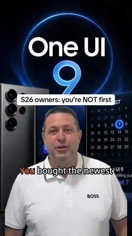 ONE UI 9 STARTS AUGUST 7 — AND S26 OWNERS AREN’T FIRST The stable rollout begins with the new Z Fold 8 and Z Flip 8. If you bought a Galaxy S26 Ultra, you’re still on beta. Samsung does this every year — with One UI 8, foldable owners had it ~2 months before everyone else. S26: weeks. S25/S24/S23: later this year. Samsung still hasn’t published an official schedule. 👇 Drop your Galaxy model — how long do you think you’ll wait? 📲 Follow for your daily tech flash! #TechFlash #OneUI9 #SamsungUpdate #GalaxyPhone #GalaxyS26     
