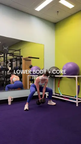 Lower body & core dumbbell only EMOM 🤗 Workout Breakdown⬇️ 5 rounds, 6 exercises | Every minute on the minute for 35 minutes straight with rest!  🫐 Minute 1 - Sumo Squats x12 🫐 Minute 2 - Russian Twists x10ea 🫐 Minute 3 - RDLs x12 🫐 Minute 4 - SL Weighted Heel Slides x10ea 🫐 Minute 5 - Lateral Lunges x6-8ea 🫐 Minute 6 - Plank Rocks x15 🫐 Minute 7 - Rest  #workoutsforwomen 