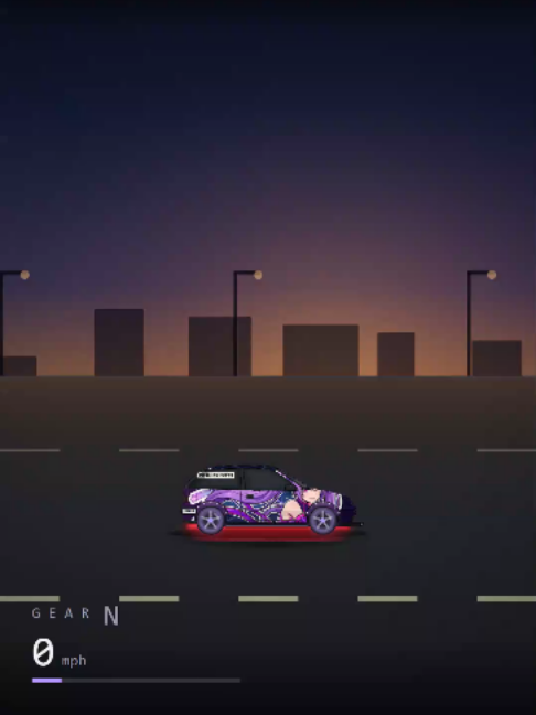 car sounds like dog, drives even worse, but it's always there after we lose our real car in a pinks race