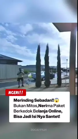 Merinding Sebadan!! 😭 Bukan Mitos,Nerima Paket  Berkedok Belanja Online, Bisa Jadi Isi nya Santet! Katanya kalau ada paket santet, harus langsung dibuang. Tapi benarkah begitu? 👀 MITOS ATAU FAKTA? Banyak orang percaya paket misterius berisi boneka, rambut, paku, atau kain tertentu berkaitan dengan ilmu santet. Namun hingga kini, tidak ada bukti ilmiah yang membuktikan bahwa benda-benda tersebut memiliki kekuatan gaib. 🎬 Film Paket Santet  Tayang di bioskop mulai 27 Agustus 2026 @mengudarabercerita @BASE Entertainment  @paketsantet #paketsantet #filmpaketsantet #dikiriminpaketsantet
 #clippaketsantet #cpfps1