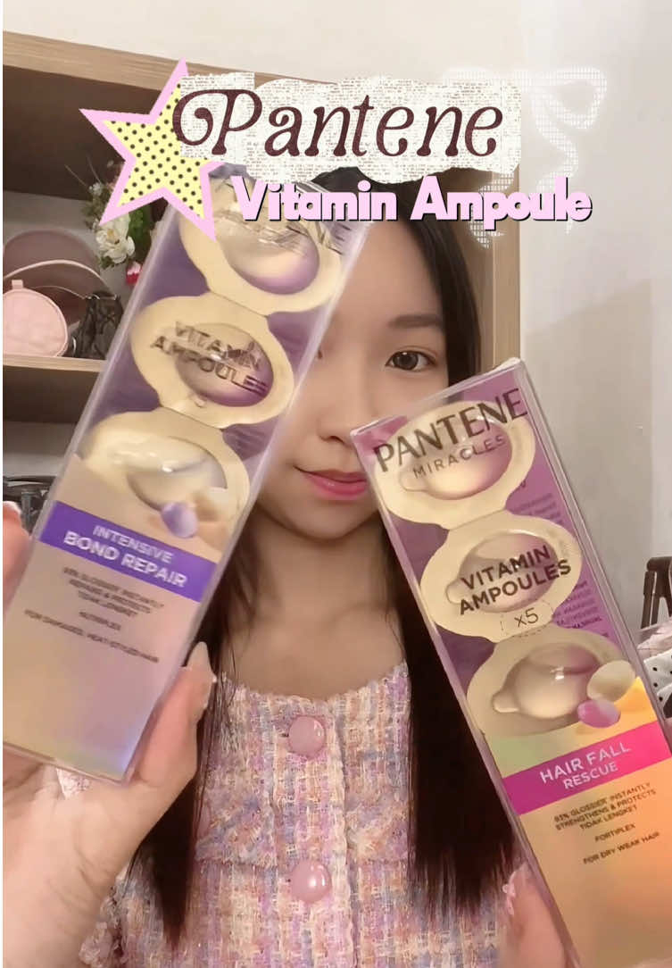 it’s your sign to get your Pantene Vitamin Ampoule! 💗💜⭐️✨ #FeelTheMiracle #PanteneGrowTogether7 #ClickGlossPantene