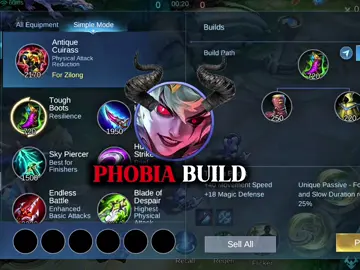 shotgun build kay dyrroth🤯 #mobilelegends #dyrroth #dyrrophobia 