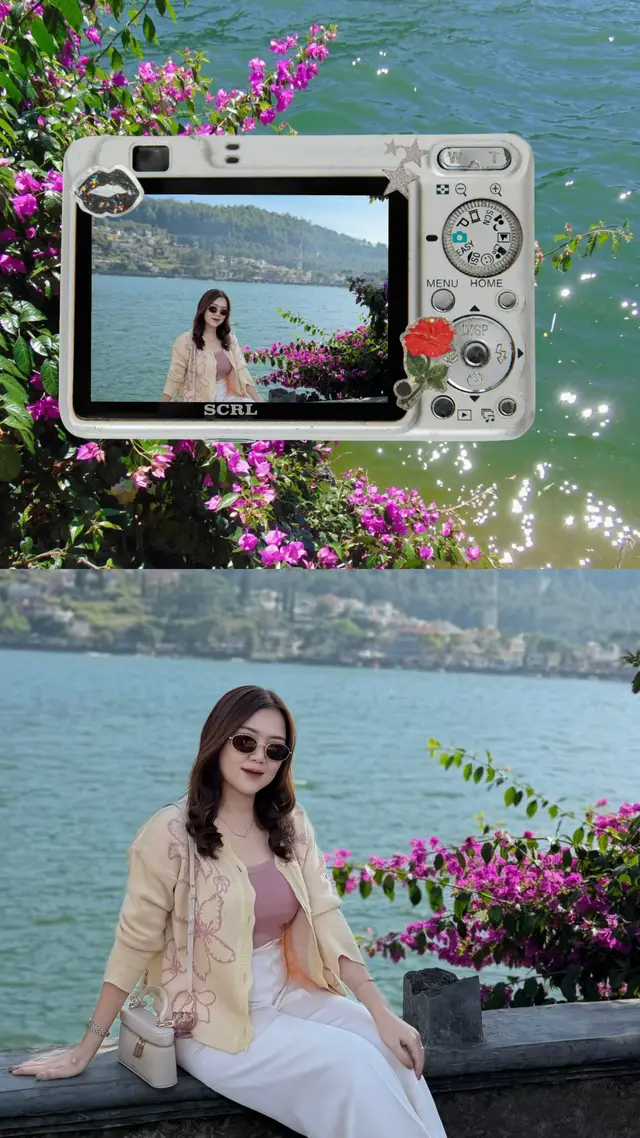 Lake como nya jawa emg cakeep👏🏻🥰 #telagasarangan #sarangan #lake #OOTD #ootdfashion 