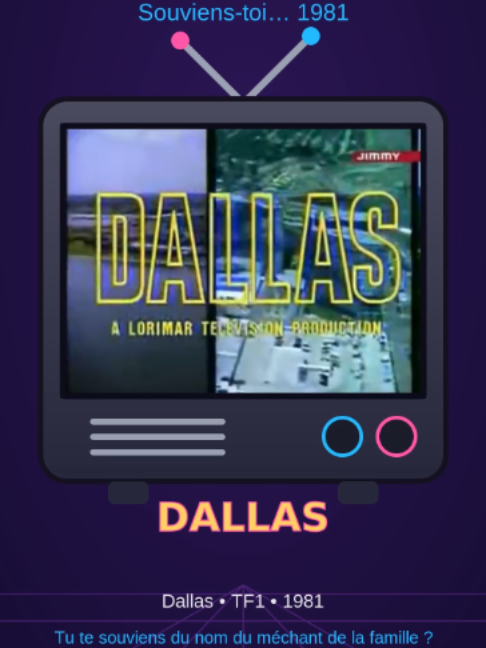 Dallas Une famille de pétroliers texans et son homme d'affaires le plus détesté de la télé 🤠 Tu te souviens de son nom ? #nostalgie #annees80 #serie #generique #dallas #souvenirs