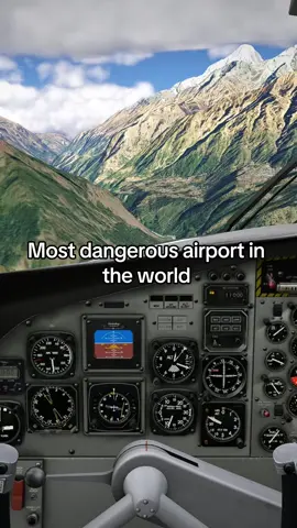 Definitely not trying to butter here in Lukla #planes #lukla #landing #pilot #twinotter 