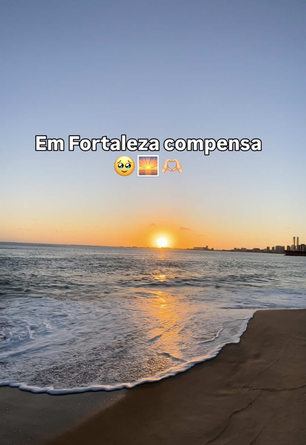 Fortaleza faz valer a pena 🥹🌅 #fortaleza #beiramarfortaleza #beiramardefortaleza #corrida 