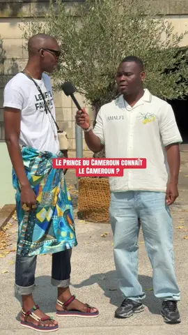 Le Prince du Cameroun connaît le Cameroun ? #france #paris #humor #cameroun #yaoundecameroun🇨🇲🇨🇲 