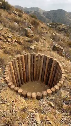 He Built a Two Level Underground Shelter on a Barren place_shelterbuild _bunker _shelter _bunkerrenovation _DIYBuild(am4)