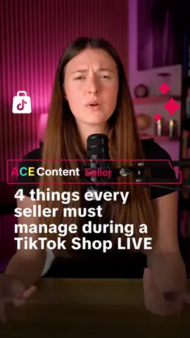 4 things you need to manage the second you go live 🎥 💬 Real time comments: don't let them pile up unanswered, that's where your engagement is actually happening ❓ Q&A: answer questions as they come in, hesitation kills momentum 💰 Pricing: keep it visible and up to date, especially if you're running flash deals mid stream 📦 Inventory: know what's running low in real time, so you're not promoting something that's already sold out Manage all four at once and your stream stays smooth instead of chaotic ✅ Scan the QR code for the full playbook #sellwithtiktokshop #tiktokshop #livestreaming #creatortips #ecommerce