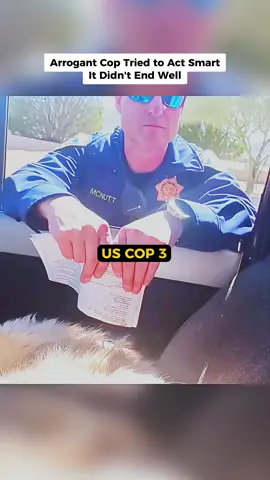 Arrogant Cop Tried to Act Smart—It Didn't End Well #cops #copsoftiktok #copsontiktok
