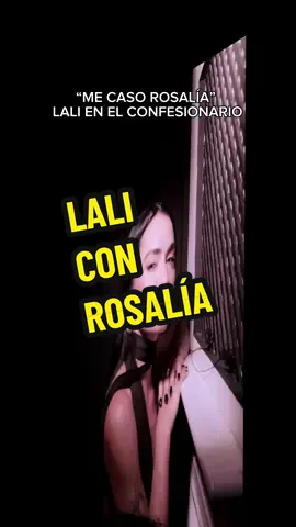 QUE ME CASOOOO #lali #rosalia #luxtour #rosalia #laperla 