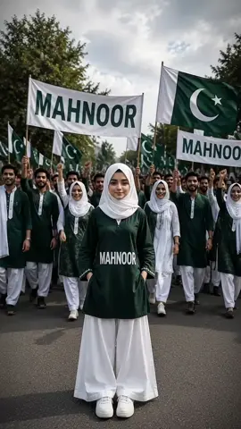 Today's special AI name video is for Mahnoor. ✨ 🎉 Want your own personalized Pakistan Independence Day AI name video? 👇 Comment your name below, and your name could be featured in the next video! ❤️ Don't forget to Follow for more amazing AI creations. 14 august video | Independenceday | ai trend | ai video 14 august  #ai #pakistanindependceday independceday #14august #foryou #viral 