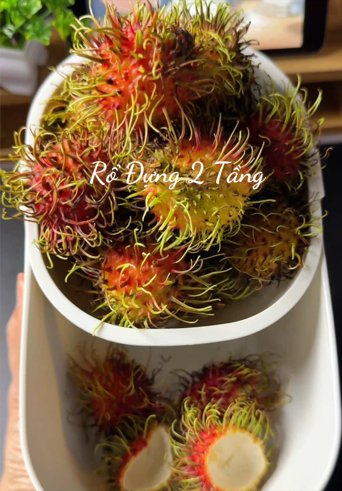 Rổ đựng 2 tầng tiện mà rẻ lắm nha #ro2tangvietnhat 