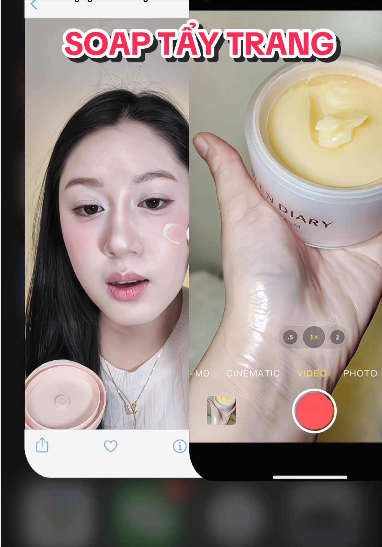 - Muốn k nen mu.n thì chú trọng bước làm sạch da nha mấy ní #soaptaytrang #mlendiary #saptaytrang #dautaytrang #nanne9x 