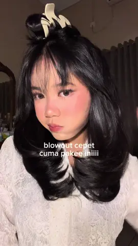 CEPET DAN SAT SEETT BBGGGTTTTT #blowout #hairstyle #hairtools #hairtutorial #blowouthair 