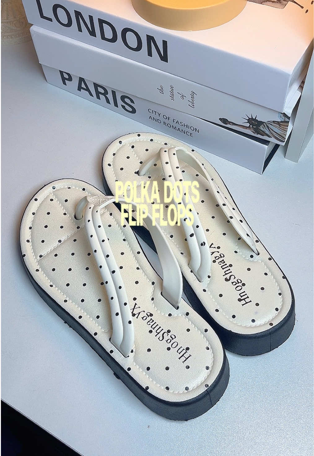 so cute and comfy!!! ☺️ #polkadots #flipflops #slippers #trend 