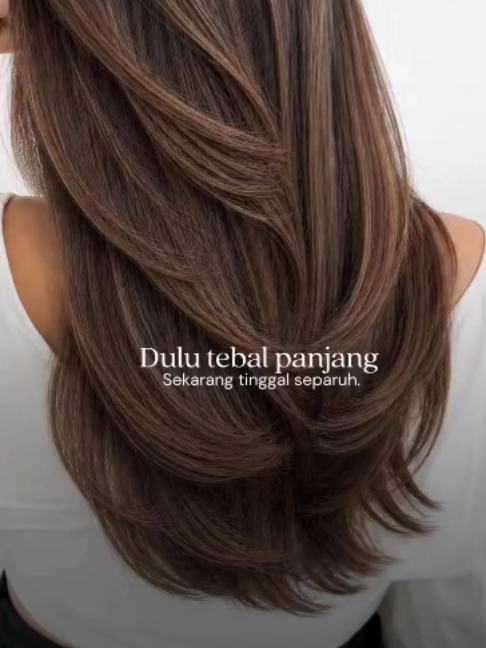 Rambut itu bagian dari cerita kita, bukan cuma soal panjang atau tebal, tapi soal gimana kita ngerasa jadi diri sendiri. Kadang tubuh lagi struggle, dan rambut ikut kena duluan. Bukan karena nggak dijagain. Bukan salah siapa-siapa. Kakak yang pernah ngerasa rambutnya menipis setelah masa sulit itu bukan hal kecil, dan gak perlu ditutup-tutupin. Mau balikin sedikit demi sedikit juga gak salah, asal sesuai kesiapan sendiri. Karena pulih itu nggak harus nunggu semuanya sempurna dulu. #2ndchance #niahair #rambutrontok #hairextensionsjakarta