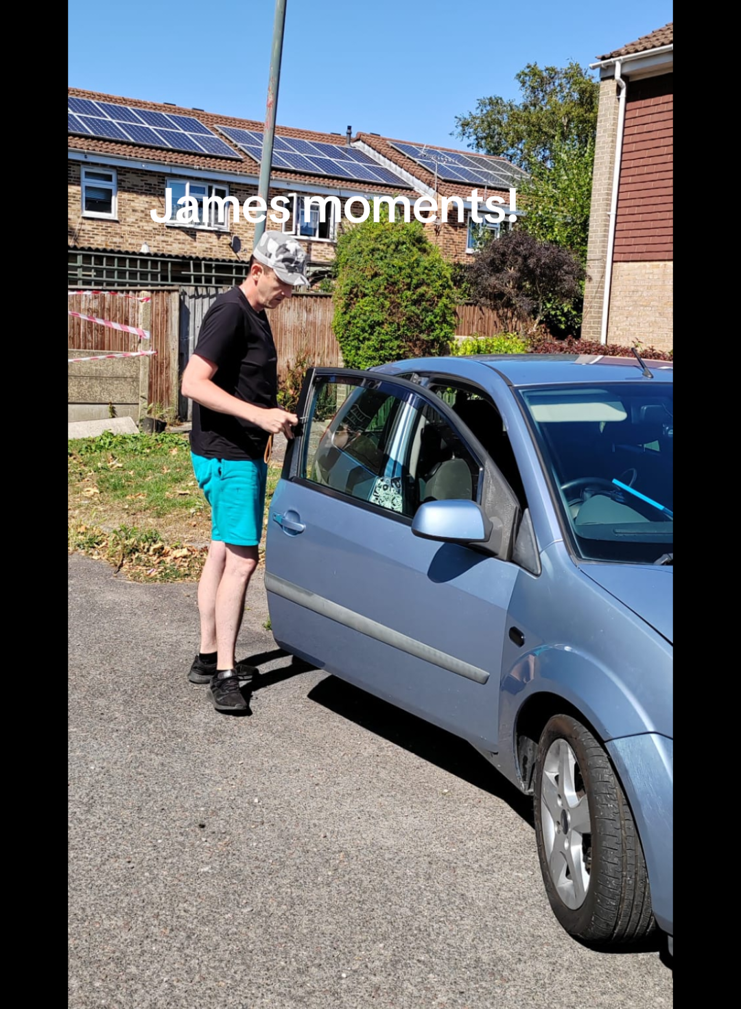 James vs neighbours! The names calling then run indoors. #neighbourfromhell #nightmareneighbour #viralvideos 