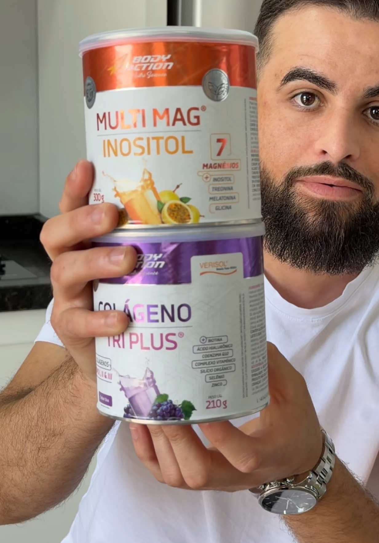 Combo - 1 Multi Mag Inositol 300g + 1 Colágeno Tri Plus 210g Bodyaction  #tiktokshopbr88 #colageno #magnesio #bodyaction #saude 