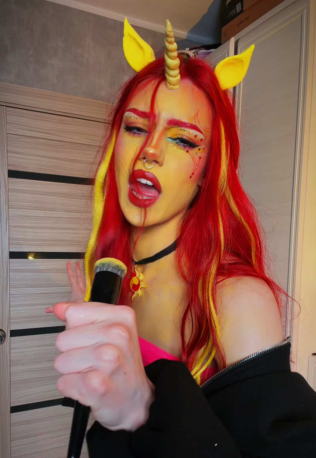 Мой любимый момент в мультике 🔥 #cosplay #equestriagirls #sunsetshimmer #mylittlepony 