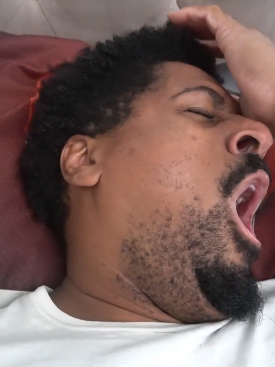 Trying a new alarm clock goes wrong #comedy #fyp #wakeup #alarm #workout 
