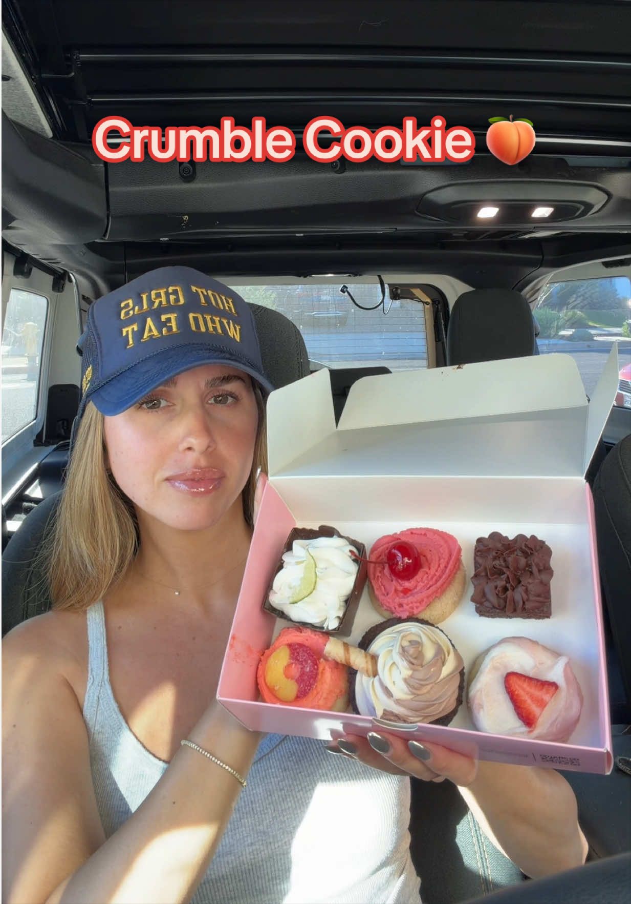 Why do I like the weirdest ones #crumbl #crumblcookies #crumblecookiereview #mukbang #foodreview 