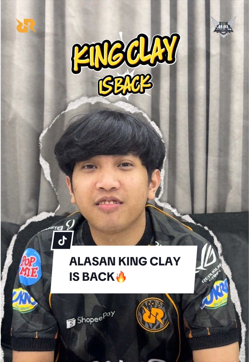 Alasan King Clay is back🔥 @RRQ.Clayyy  #teamrrq #vivarrq 