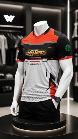 Rekomendasi Kaos Jersey Pasukan Jam Mepet Pilot Darat White Orange Black V Neck Drifit Emboss #kaosjersey #jerseyjammepet #jerseydryfit #promo #promoguncang88 