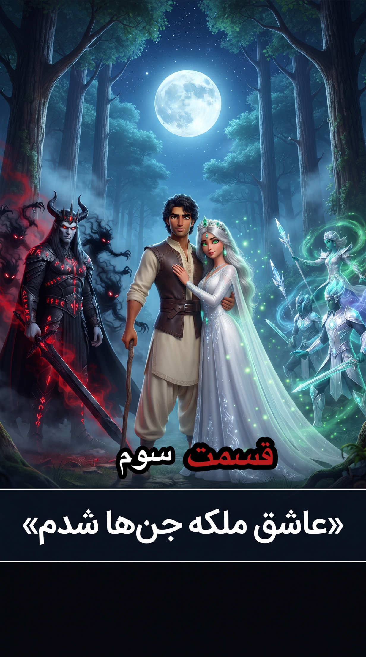 داستان عاشقانه ترسناک (عاشق ملکه جن ها شدم) #فارسی #تیک_تاک #سریالی #ترسناک #وایرال_ویدیو 