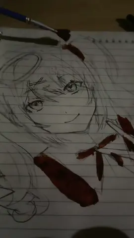 good evening guyss, please ignore how bad my hand looks😅 #blood #art #amechan #targetaudience #larp 