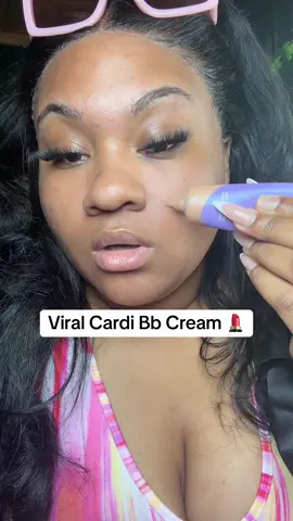 Replying to @☺️ #bbcream #cardib #nomakeupmakeup #misshabbcream 