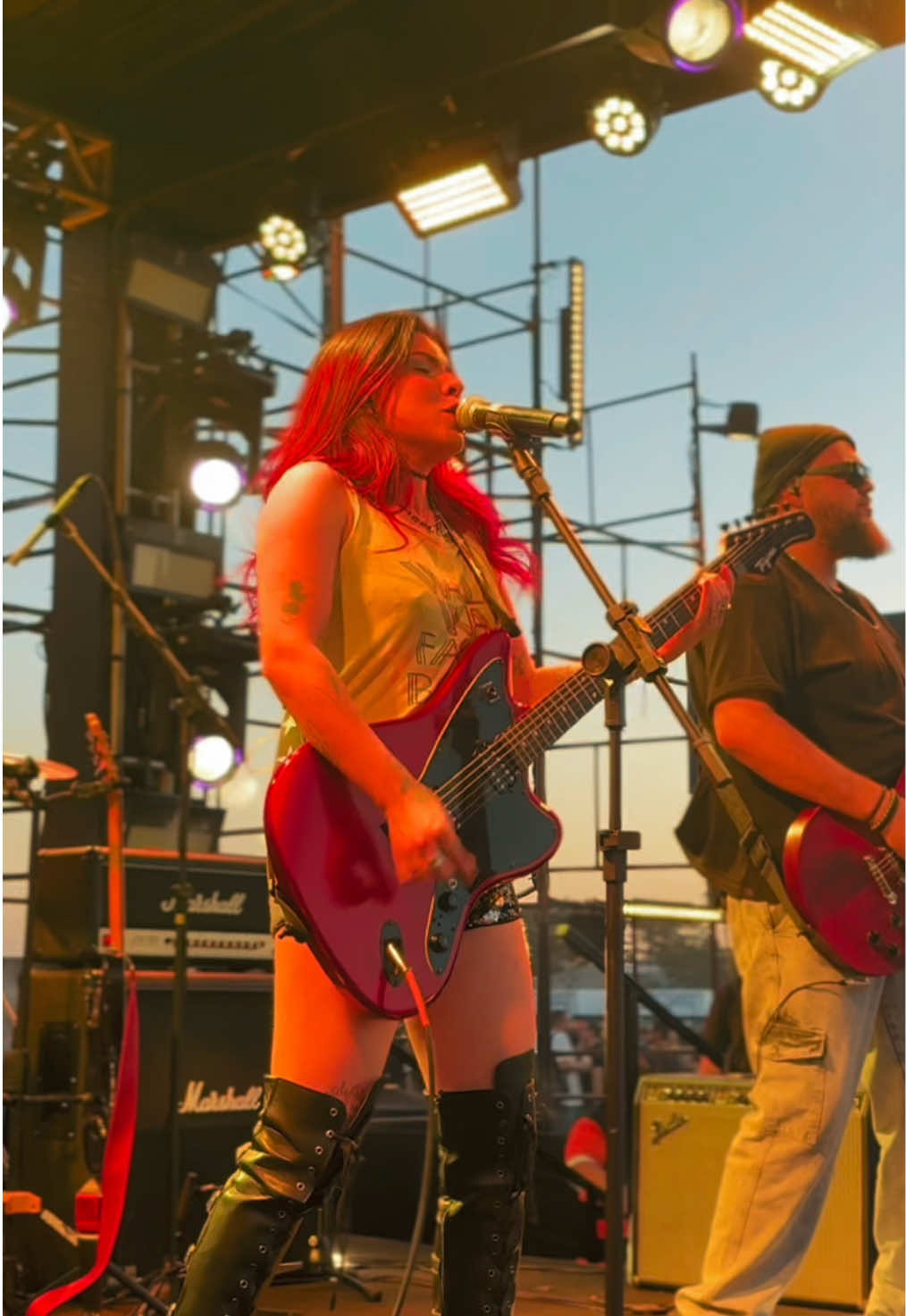 Obrigada, João Rock! Obrigada, Eisenbahn!  O palco Eisen Rock Station fez história! @festivaljoaorock @eisenbahn @atenas.ag  Como é bom ver todo nosso trabalho e dedicação sendo reconhecidos! Ser uma das artistas escolhidas pra compor o line incrível desse ano me mostrou mais uma vez que estou onde eu devo e mereço estar!  Mais um sonho realizado💛✨⭐️  Vamos, timeeeeee! @leo.aoyagui @gugavalencia @falaguzz @venusconcerts  Vídeos: @ccamilabrito @alex777fs @vihred  #rocknacional #joaorock #festival #eisenbahn #rock 