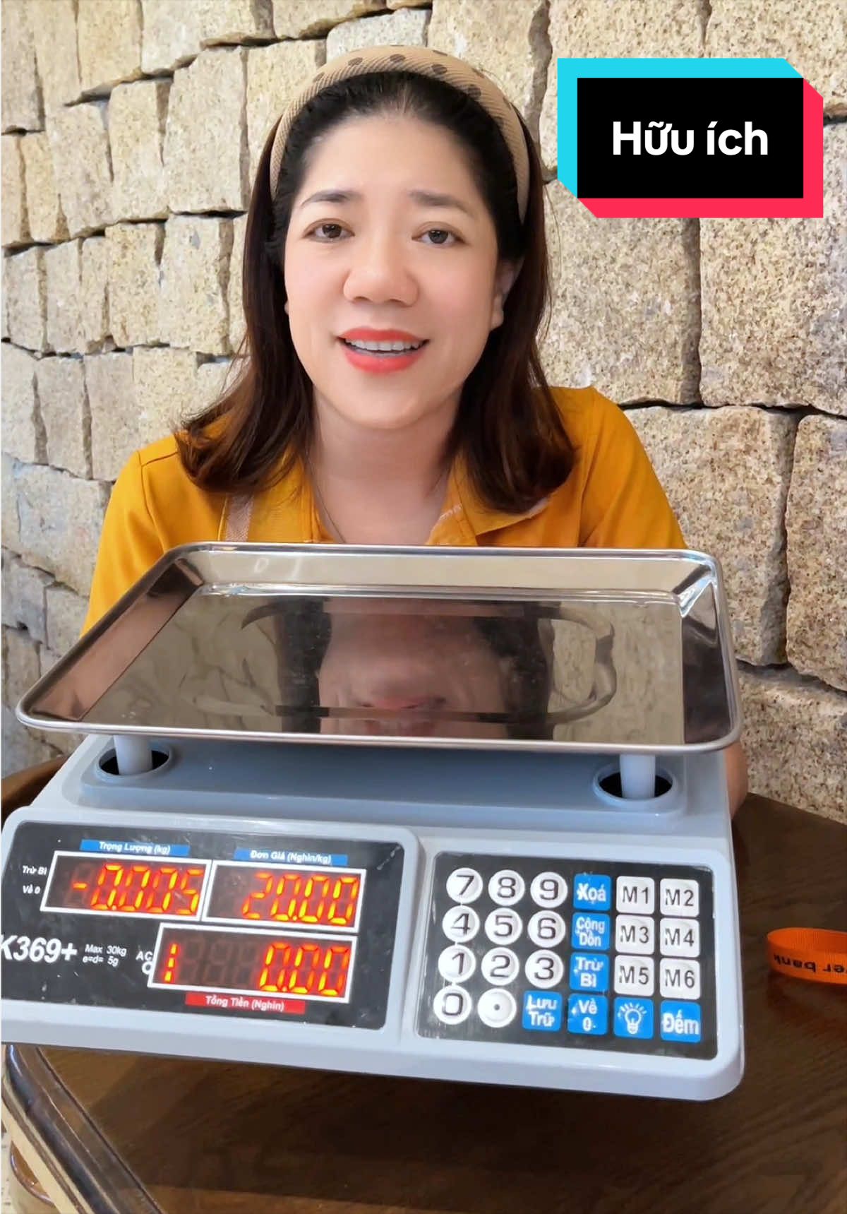 Bác buôn bán thuận tiện, không lo thất thoát nhờ cân tính tiền tự động K369 #cantinhtien #tiktokshop88 #cantinhtiendientu #candientutinhtien #cantinhtiendientu30kg 