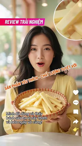 🌹Cô chú ơi, ai mê vị sữa thơm béo thì dừng lại xem em bánh này nha!  Mình vừa thử Bánh Sữa Ba Vì truyền thống 500g – bánh thơm mùi sữa, vị ngọt vừa, mềm bùi, ăn cùng trà rất hợp. Đóng gói tiện, để cả nhà cùng thưởng thức cũng vui  👉 Cô chú thích bánh vị sữa thì xem thử sản phẩm ở giỏ hàng nhé! #BanhSuaBaVi #BanhSuaTruyenThong #MonNgonMoiNgay #AnVatNgon #TikTok🌹