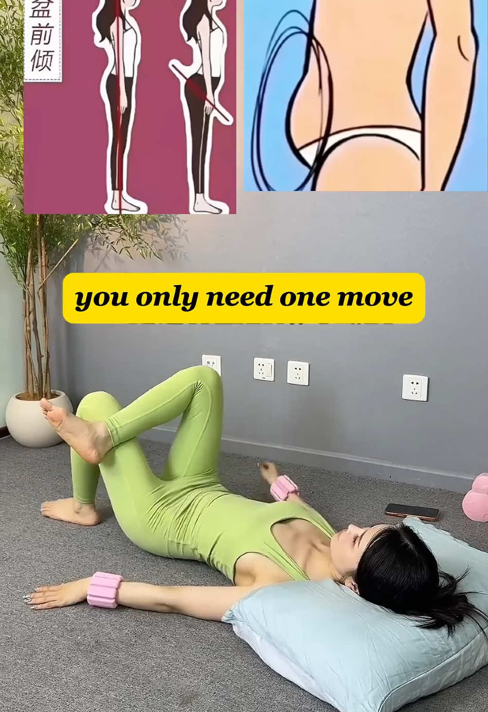 One Home Move to Fix Anterior Pelvic Tilt—Flatter Belly, Happier Back #exercise #sports #Fitness #workout #abs 