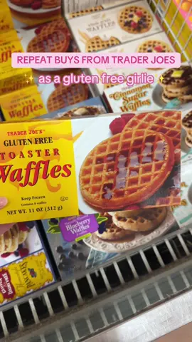 Gluten free must haves at Trader Joe’s ✨😊 #figpartner #glutenfree #traderjoesfinds