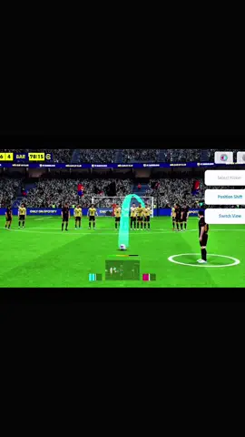Kalyani song x Messi freekick magic 🪄  . ... ... . . . ... .. #foryou #freekick #efootball #pes #messi 