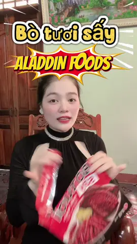Tưởng bò chỗ nào cũng giống nhau, cho đến khi ăn thử em bò tươi sấy nhà Aladdin, eo ơi cái vị nó ngon mà nó đẳng cấp phải biết mấy c ạ🥰🥰🥰#botuoisaymackhen #botuoisayxuyentieu #botuoisay #aladdinfood #quangcao 