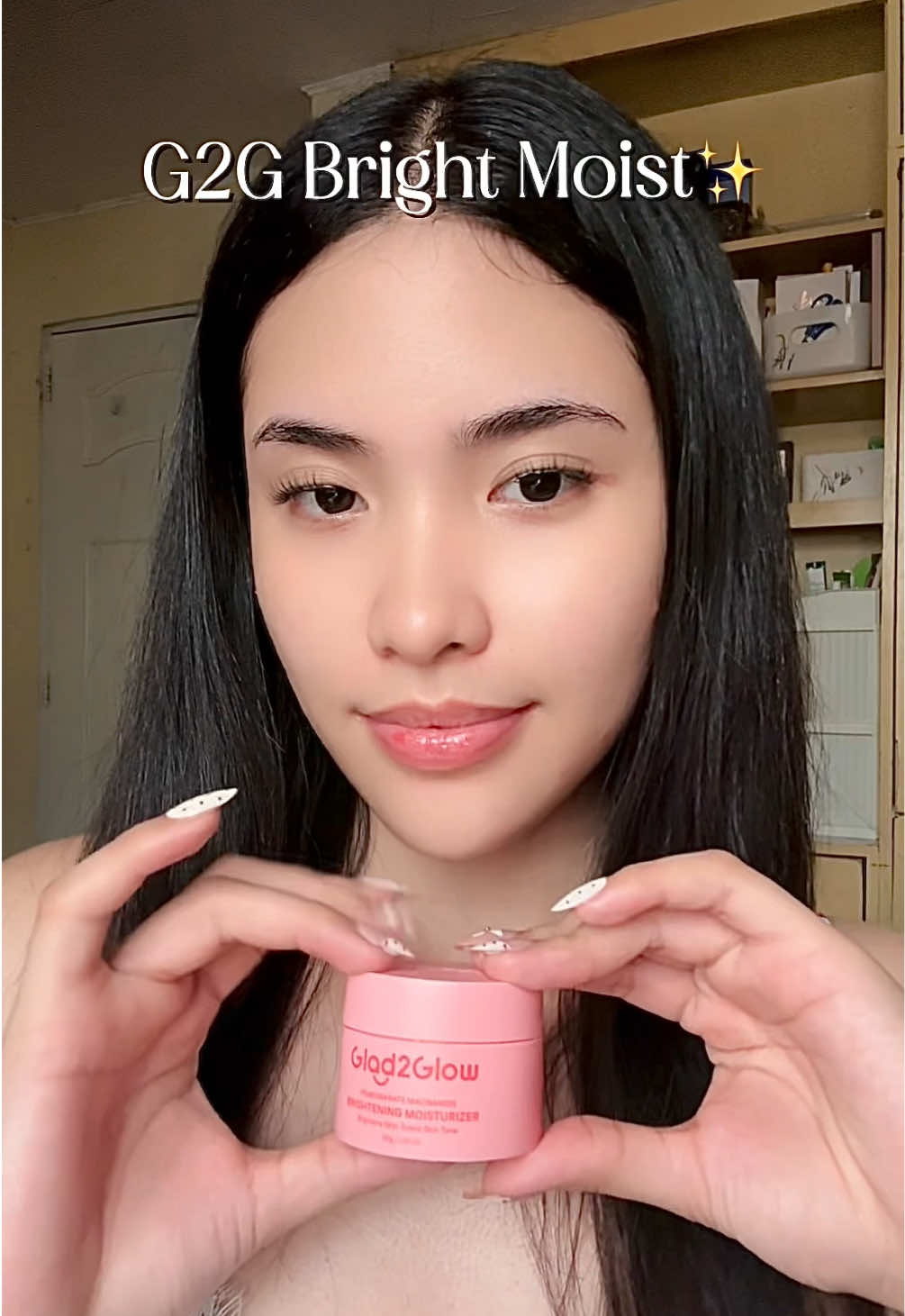 From dull skin to brighter skin with G2G Bright Moist. ✨🤍 Simple, hydrated, and glowing. @Glad2Glow.ph #moisturizerviral #g2gbrightmoist #g2gph