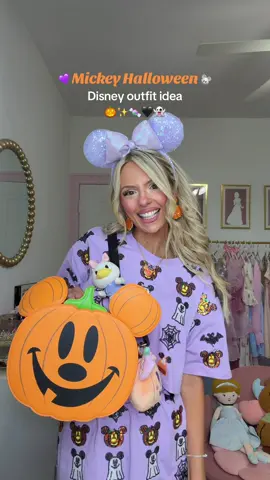 Sequined Mickey pumpkins, ghosts, AND candy corns?🥹✨🧡🍬 My full outfit will be in my L T K! This is the cutest set for Disney during Halloween!💜 #disneystyle #disneyoutfits #disneyhalloween #disneycreator #halloweenoutfit 