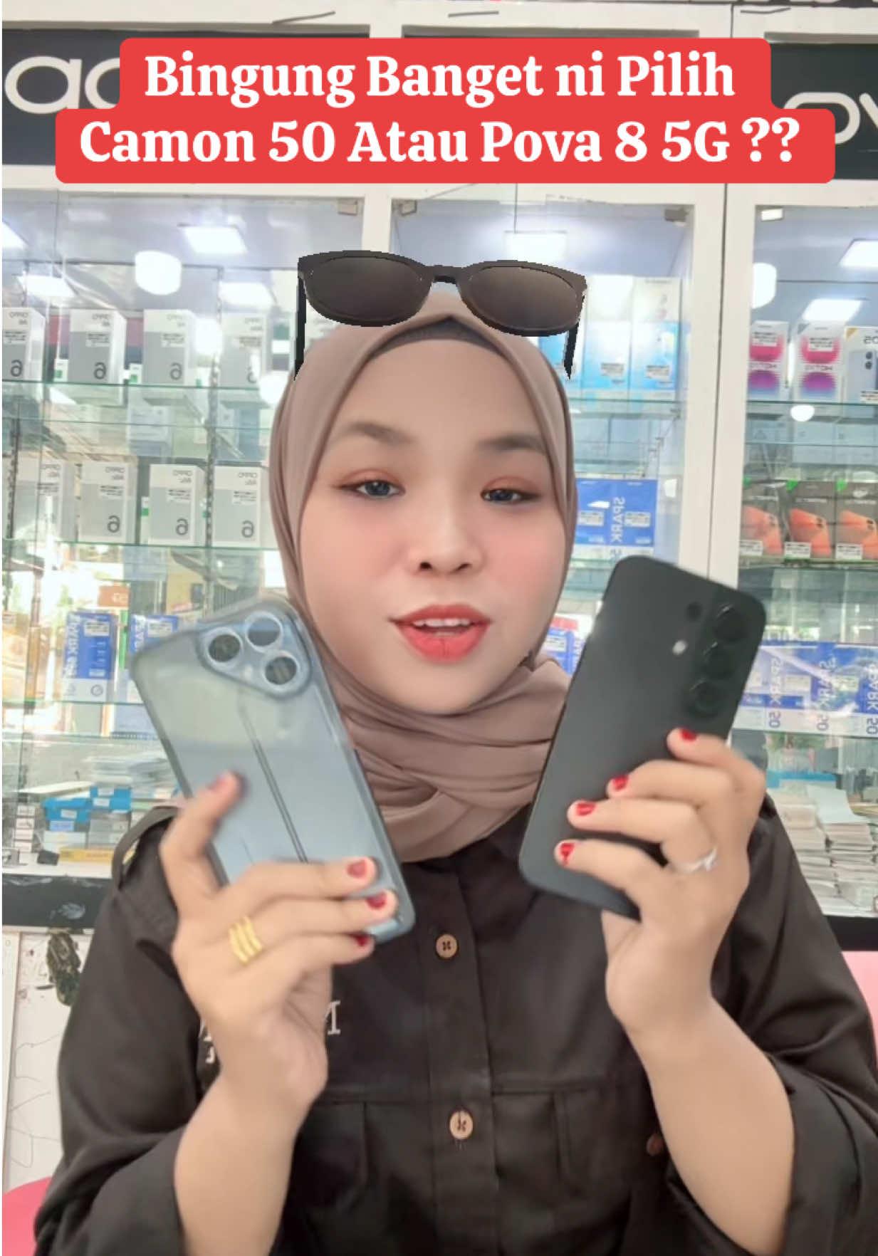 Bingung banget ni mau pilih camon 50 atau pova 8 5G??   Sama2 bagus soalnyaaa,,, kalau kamu pilih mana,?? bantu koment 😇 #tecnopromotor #tecnoindonesia #tecnosumatera #pova85gseries  #pova85G 