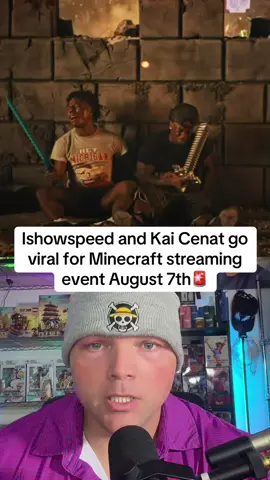 Ishowspeed and Kai Cenat go viral for Minecraft streaming event August 7th🚨 #ishowspeed #kaicenat #Minecraft #fyp @IShowSpeed @Kai Cenat 