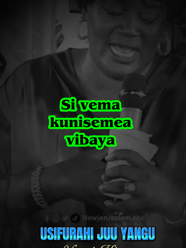Usifurahi Juu Yangu by Upendo Nkone #upendonkone #newjerusalemchurch #gospelmusic #sivemakunisemavibayanipatapotatizo 
