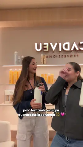 Quando vocês já sabem o gosto uma da outra fica fácil né? 🤣😅