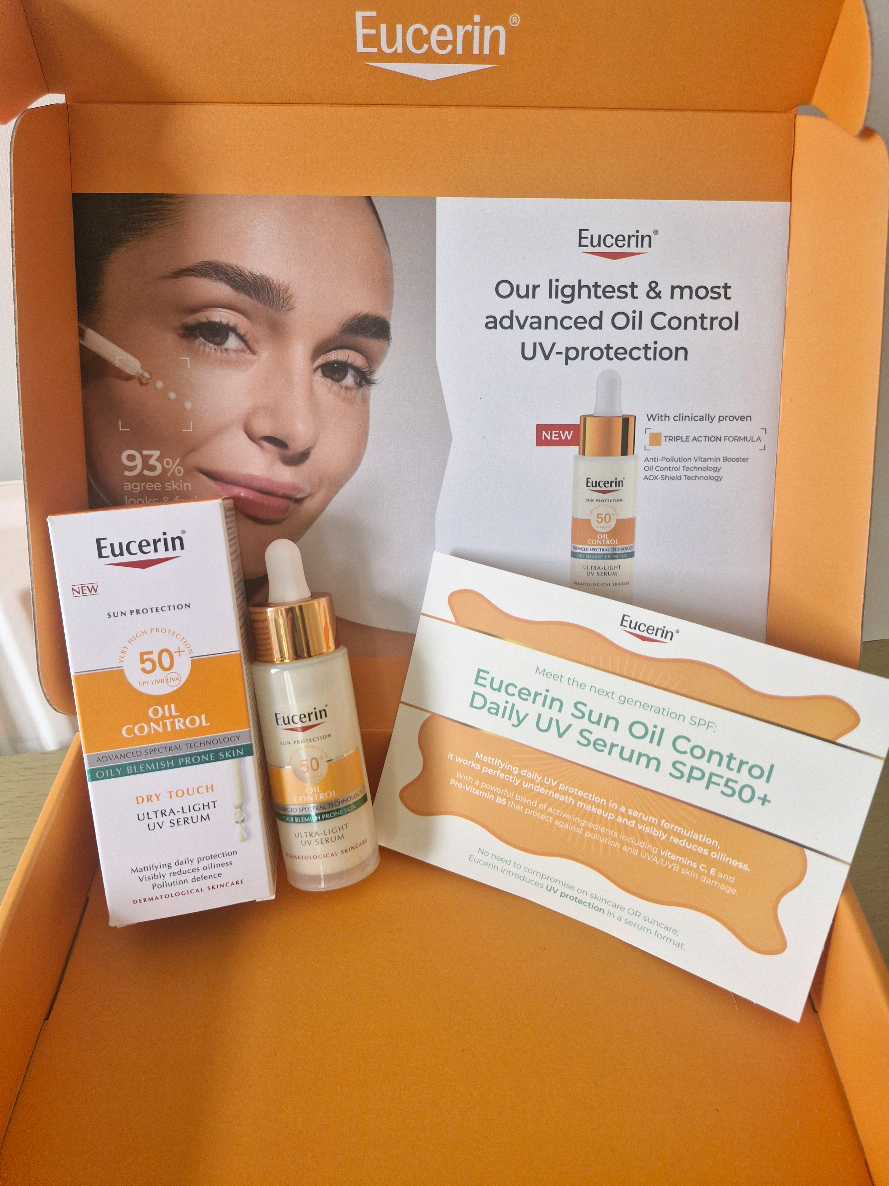 AD : Gifted by @Eucerin 🧡 Allow me to introduce their Sun Oil Control Daily UV Serum SPF50+! Doesn't it look incredible!  Demo and review pending 🫶 #eucerin #skincare #suncare #beauty #gifted