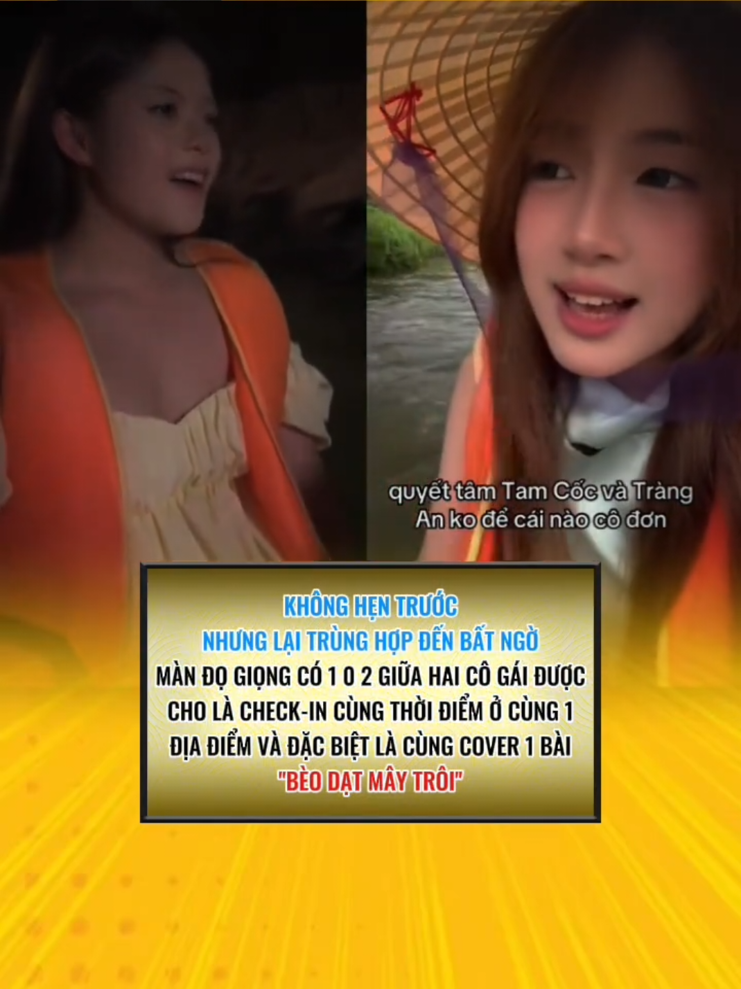 Có sự trùng hợp ko hề nhẹ.. #cam #beodatmaytroi #chichchoe #cover #nhachaymoingay 