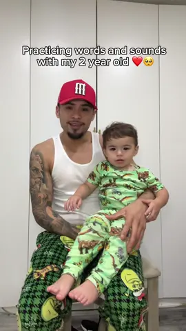 Practicing words and sounds with Adriel 🥹 #juanaruiz #family #babies