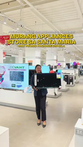 Murang Appliances Store sa Santa Maria, may promo package pa