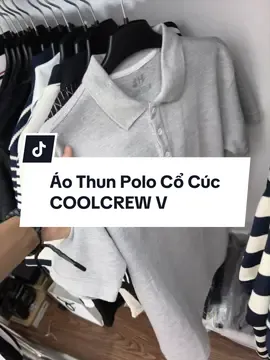 Áo Thun Polo Cổ Cúc COOLCREW V. #aopolonam #aopolo #xuhuong 