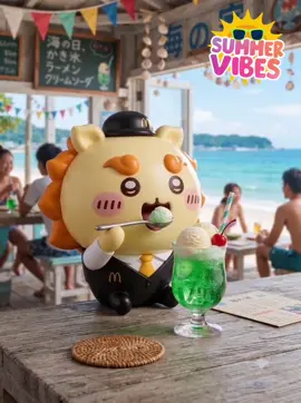 #マック #ちいかわ#クリームソーダ #フィギュア #夏休み 